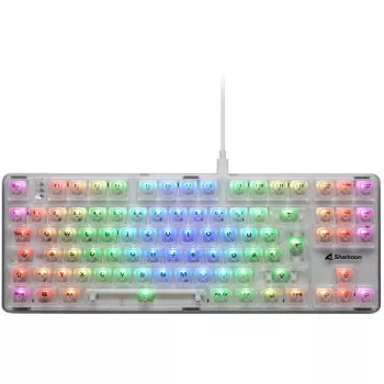 Crystal Shark, Gaming Keyboard White, DE-Layout, KTT