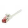 Synergy 21 Patch Cable RJ45, CAT6 250Mhz, 1.5m White, FTP(U/FTP), TPE(Superflex), Flat, Synergy 21, - Digital/Data - Network