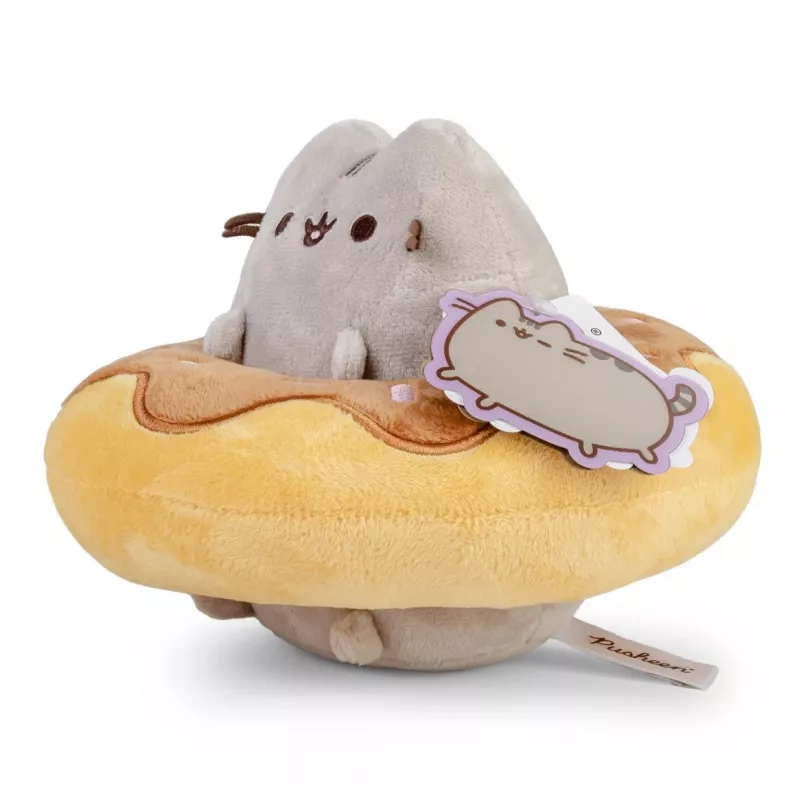 Pusheen in a Chocolate Donut Mascot