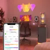 Triangle LED panel lights Nanoleaf NL47-0002TW-9PK — set of 9 RGB wall-mounted panels, AC powered, white