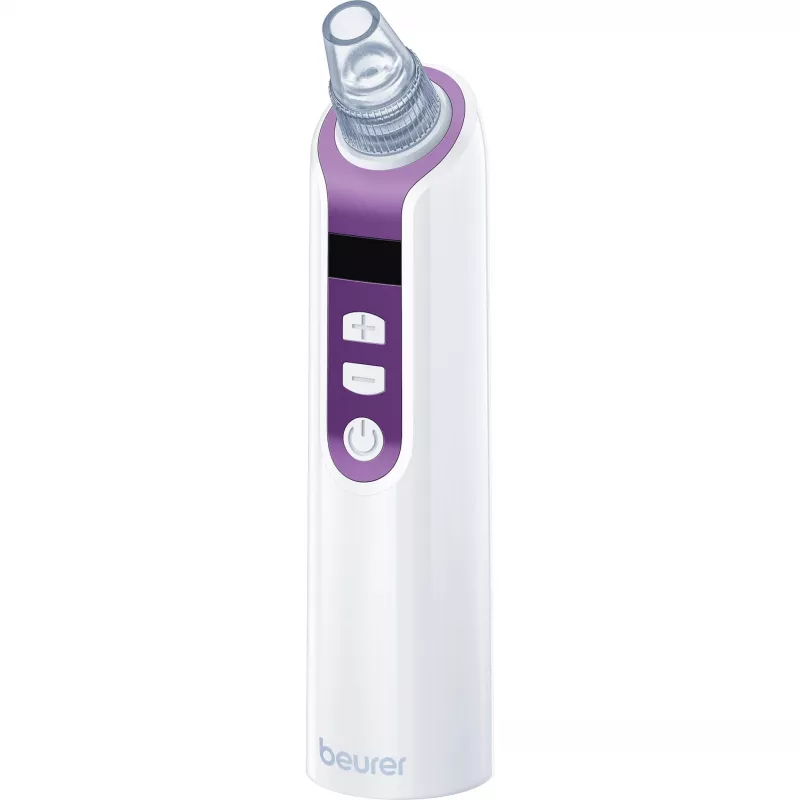 Facial Pore Cleaner Beurer FC 41 — handheld pore vacuum, white/purple