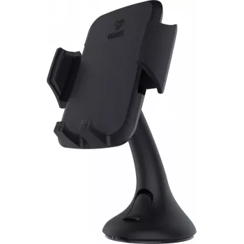 Car holder YENKEE YSM 415BK adjustable mount for smartphones, universal grip, dashboard/windshield compatible