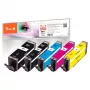 Peach PI100-396 ink cartridge 5 pc(s) Compatible Extra (Super) High Yield Black, Cyan, Magenta, Photo black, Yellow