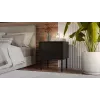 Cama Bedside cabinet, 2 pcs. CORTINA 45x40x51 black