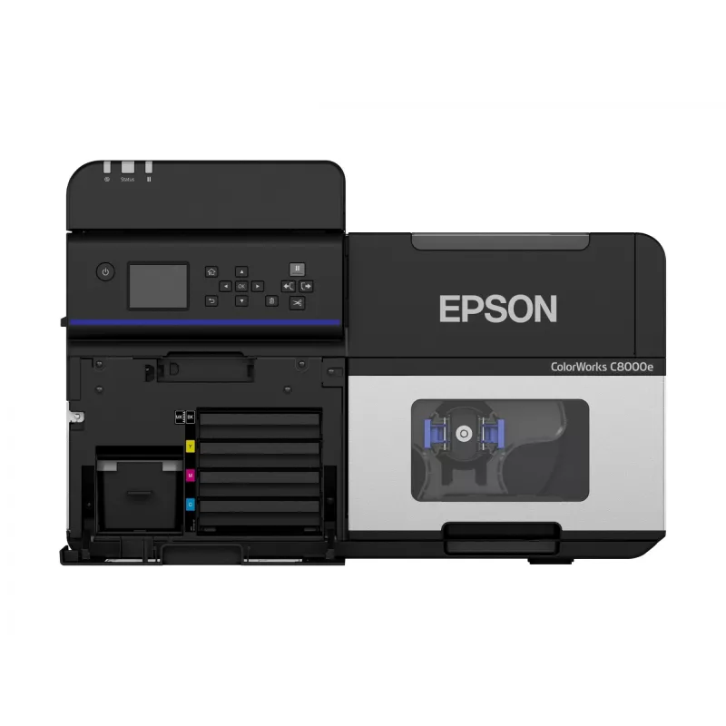 Epson ColorWorks C8000e (BK) label printer Inkjet Colour 600 x 1200 DPI 300 mm/sec Wired & Wireless Ethernet LAN