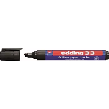 Permanent Marker Edding 33 Chisel Tip Black