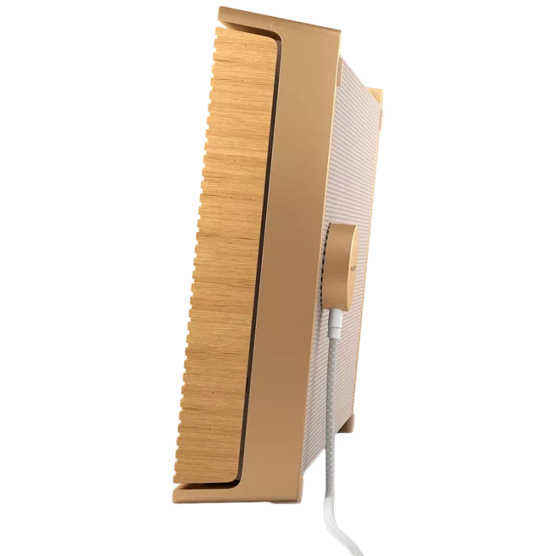 Beosound Level Speaker Gold Tone Alu (Cover Light Oak)
