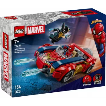 LEGO MARVEL 76336 Spider-Man Car vs. Venomized Wolverine