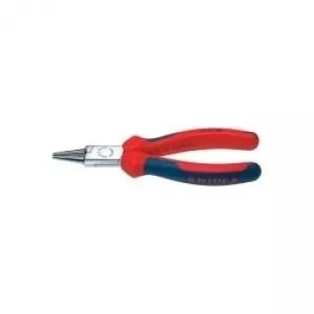 22 05 160, Needle nose pliers, chrome vanadium steel, plastic, blue, red, 160 mm, 169