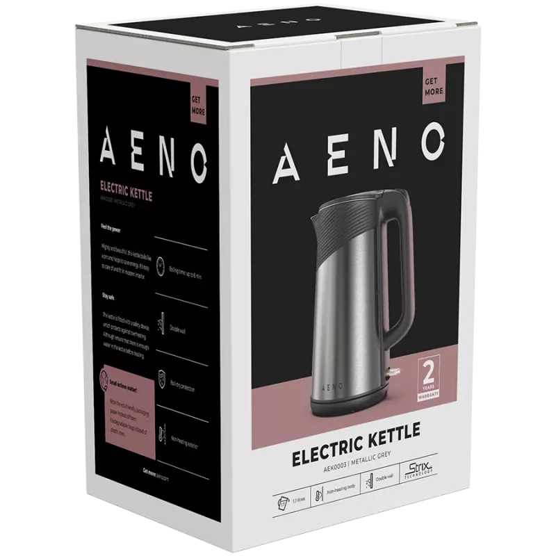 AENO EK3 electric kettle 1.7 L 2200 W Black