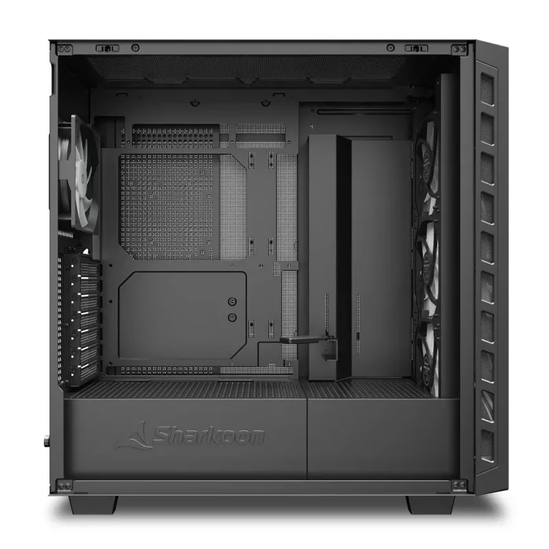 Sharkoon REBEL C80G RGB Midi Tower Black
