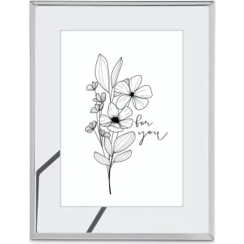 Hama Flower Single picture frame Silver