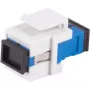 Fiber optic keystone connector ShiverPeaks SC-SC Simplex Blue (MPN 08-10210)