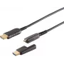 Optical HDMI cable set ShiverPeaks 30-02755 4K — 75 m length