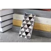 Protective phone case iKins for Apple iPhone 8/7 — pyramid white design