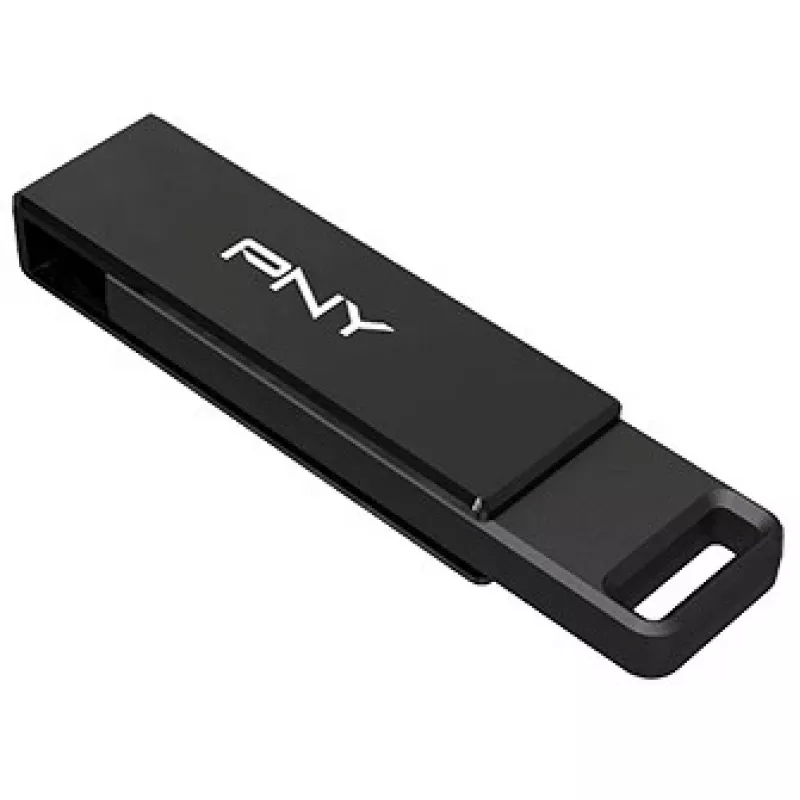 PNY Elite-X USB flash drive 64 GB USB Type-C 3.2 Gen 1 (3.1 Gen 1) Black (P-FDI64GELTXC-GE)