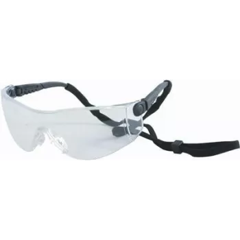 Safety glasses Honeywell Optema grey scratch-resistant lenses with black temples (model 1000017)