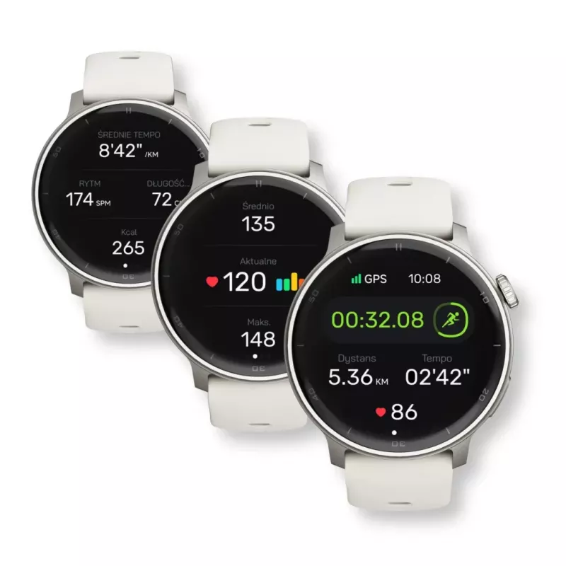 Smartwatch Stelio Activ GPS 46mm Silver STSWA101SR, GPS, 46 mm case