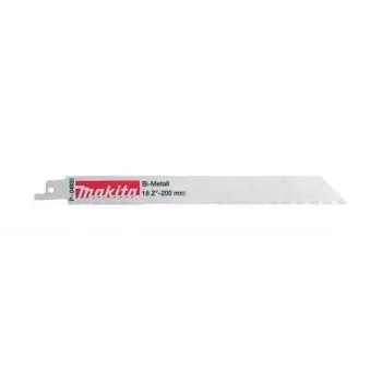 MAKITA BIM RECIPROCATING SAW BLADE 200x0,9mm /5pcs. STEEL, MET. COLOUR. 1.5-3mm