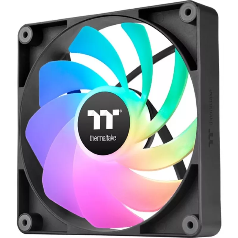 Thermaltake CT120 Reverse ARGB 120mm Case Fans, 2-Pack, Black