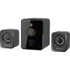 Defender V12 65212 2.1 computer speakers, 11 W, 5 W subwoofer, USB powered, LED backlight, black, 115 x 130 x 223 mm