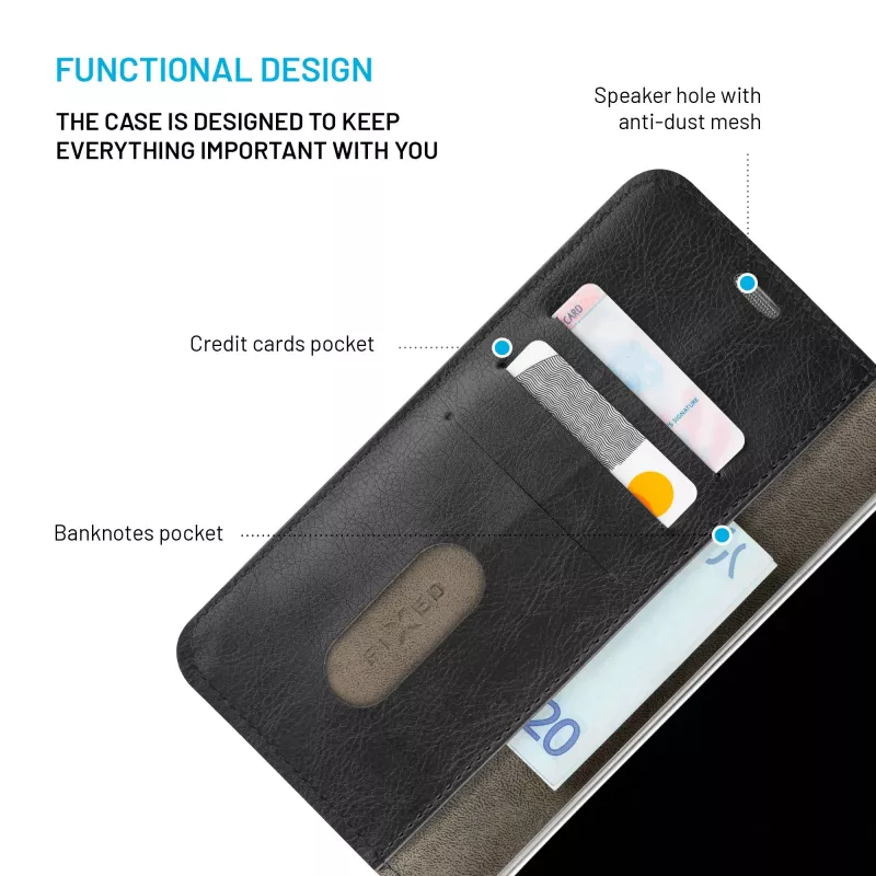 FIXED Opus for Samsung Galaxy S26+, black | Fixed Back Cover Case
