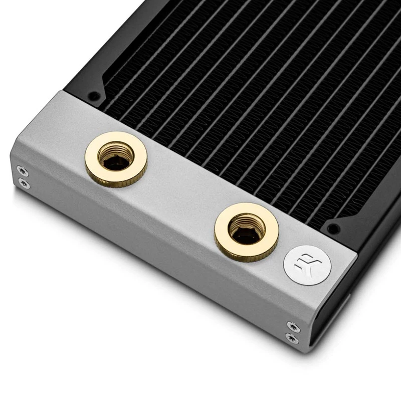 Fitting EK Water Blocks Brass Gold 3.75mm Height 2.3cm Diameter