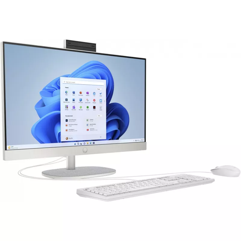 HP 24-cr0006ng - All-in-One (Complete Solution) - Ryzen 5 7520U / 2,8 GHz - RAM 16GB - SSD 512GB - NVMe - Radeon 610M - 1GbE, Wi-Fi 6, Bluetooth 5,3 - WLAN: 802,11a/b/g/n/ac/ax, Bl