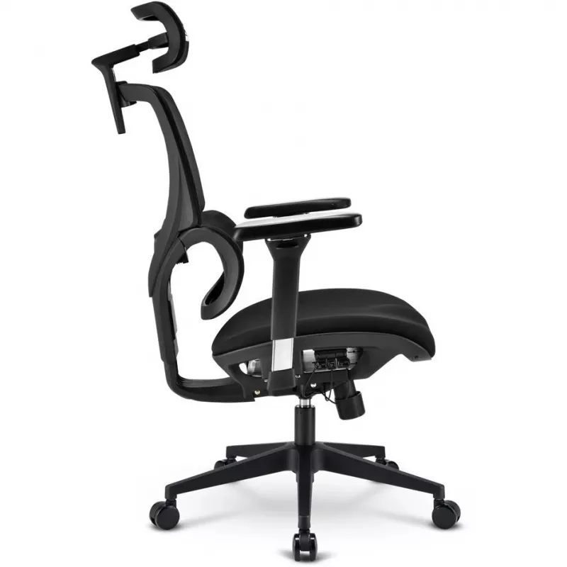 Office chair Sharkoon OfficePal C40 — black, ergonomic design, adjustable height