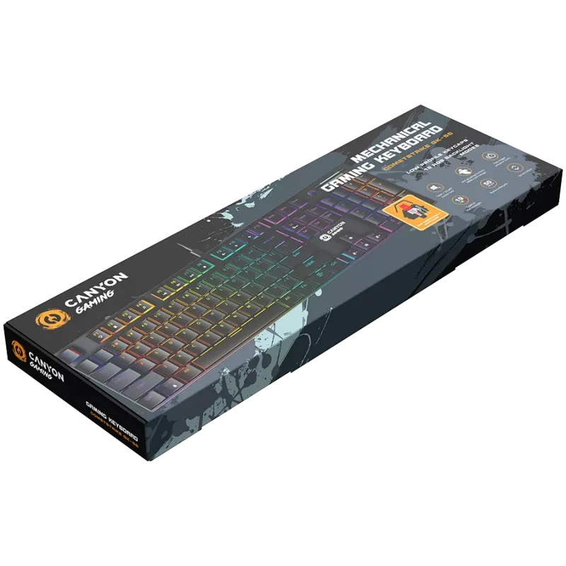 CANYON keyboard Cometstrike GK-55 EN/RU Wired