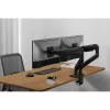 Monitor mount DIGITUS Dual Monitor Mount for 2×45 inch screens, clamp, 2×20 kg, VESA 75×75–100×100, tilt -20–50°