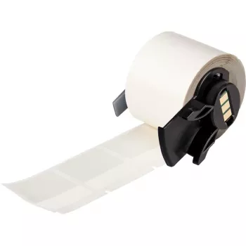 Brady, M6-32-427, Vinyl, selbstlaminierend, White/Transparent, matt, 38.10 x 12.70(38.10) mm, for Cable Diameter of 4.00 - 8.10 mm, permanent (250 E.) (174283)