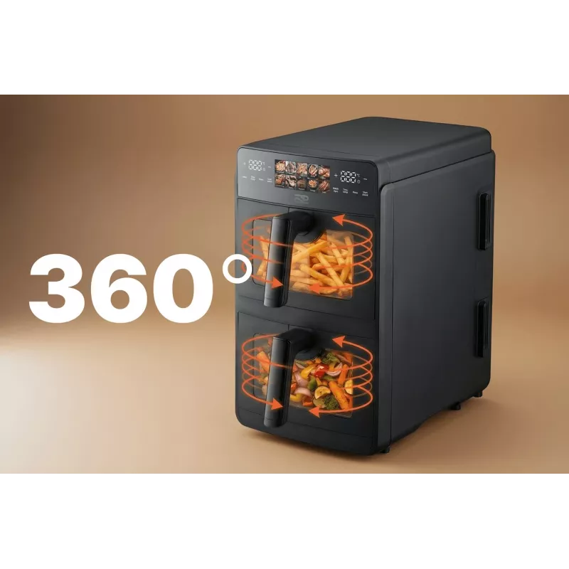 PROMIS FRP1560 Vertical Dual-Basket Air Fryer