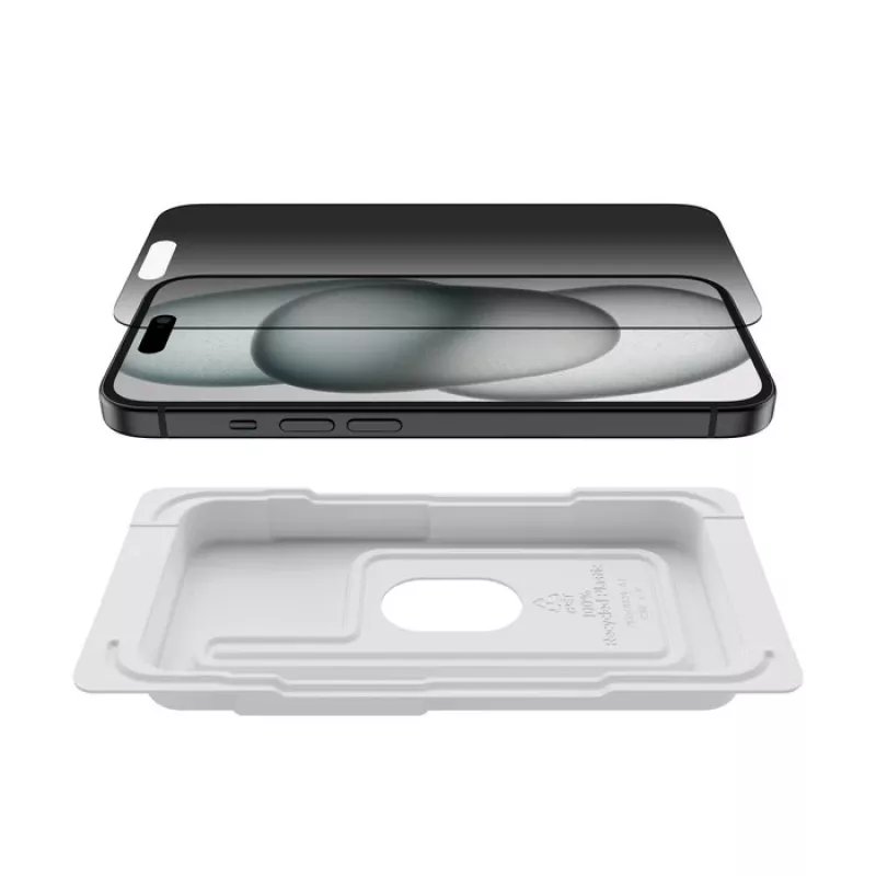 Screen Protector Belkin ScreenForce for iPhone 16 Tempered Glass Privacy
