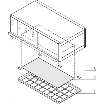SCHROFF FILTER MAT 84HP (SPARE PART) - Rack-Accessory (64571036)