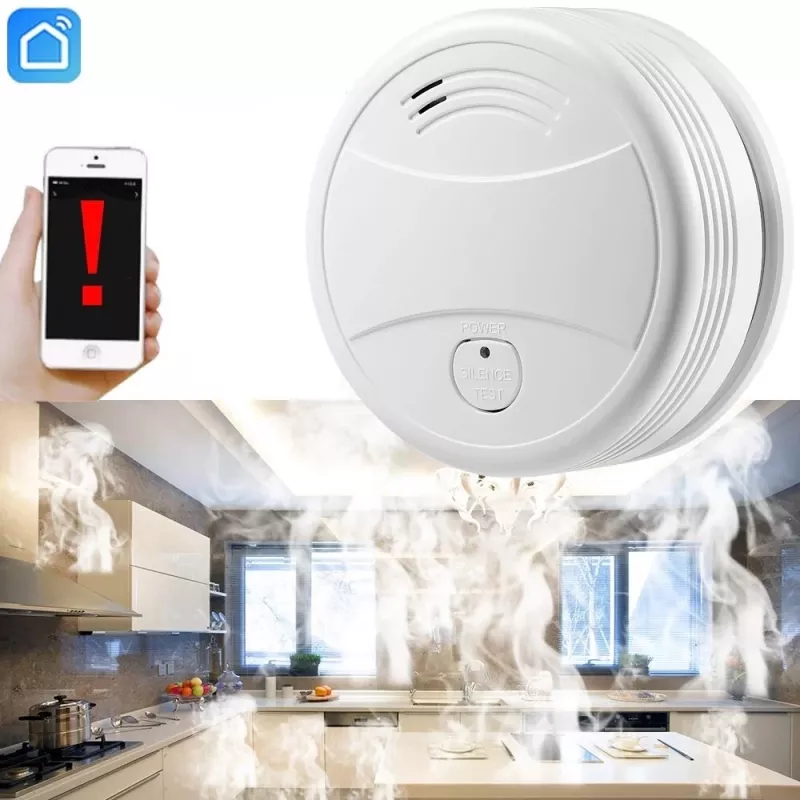 Smoke detector Spring 0 WiFi photoelectric white
