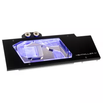 Watercool full-cover GPU water block Heatkiller IV for Radeon RX 5700 / XT, acrylic + nickel, RGB, black