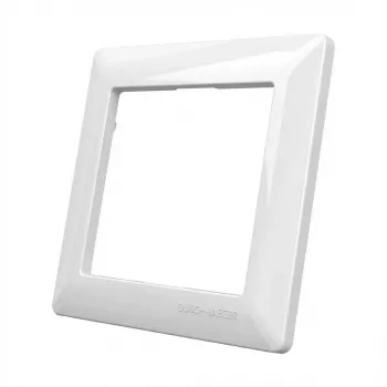 Frame 1-gang Busch-Jaeger Busch-balance SI alpin white model 1721-914 (compatible 1725-0-1555)