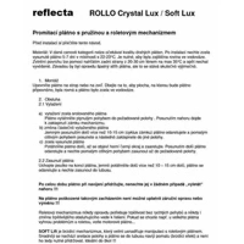 Projection Screen Reflecta CrystalLine Rollo 176x176 cm