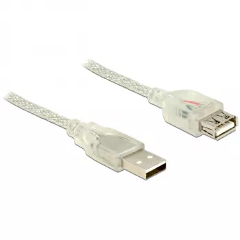 USB Cable DeLOCK 83883 USB 2.0 2m Transparent