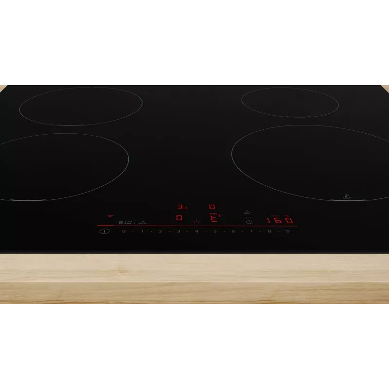 Built-In Hob Bosch PUE611HC1E, Induction, 4 Cooking Zones, PerfectFry Plus, Home Connect, Power Boost , 60cm, Black