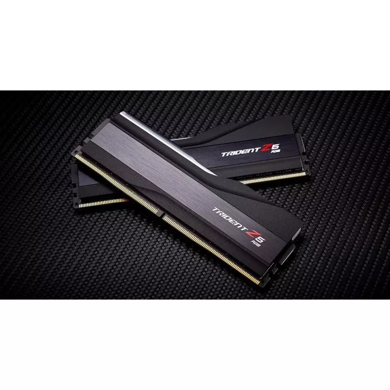 DIMM 48 GB DDR5-6000 (2x 24 GB) Dual-Kit, Arbeitsspeicher schwarz, F5-6000J4048F24GX2-TZ5RK, Trident Z5 RGB, INTEL XMP