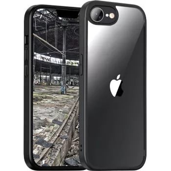 JT BERLIN Pankow Hybrid cover case for Apple iPhone 16E, fits up to 15.4 cm (6.06 inch) screen, Black