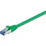 Wentronic Goobay CAT 6a Patch Cable, S/FTP (PiMF), Green, 7.5 m - LSZH Halogen-Free, Copper (93849)