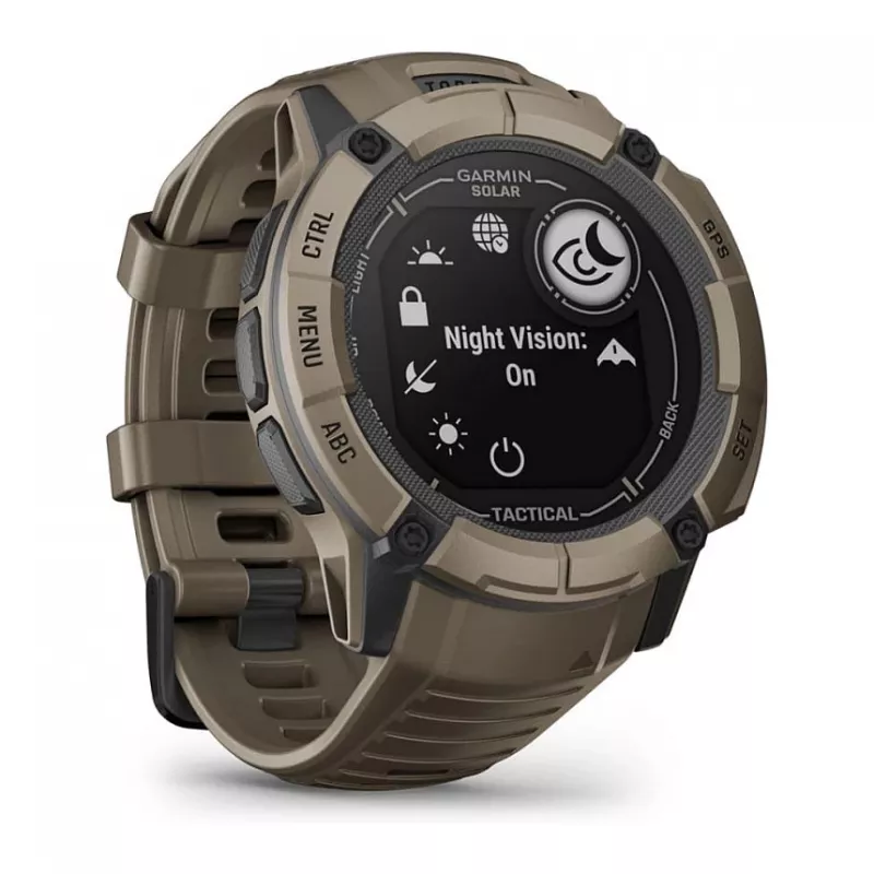 Garmin Instinct 2X Solar Tactical Edition 2.79 cm (1.1) MIP 50 mm Digital 176 x 176 pixels Touchscreen Green GPS (satellite)