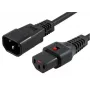 Microconnect PC1024 power cable Black 1 m C13 coupler C14 coupler