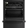 Freestanding cooker BEKO FSM52331DBDS, gas hob 4 burners (2900/2000/2000/1000 W), electric oven 60 L, 60 cm, energy class A, black