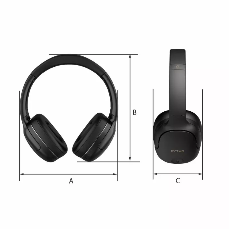Headphones Manta HDP1001BK Rytmo Elegance Black