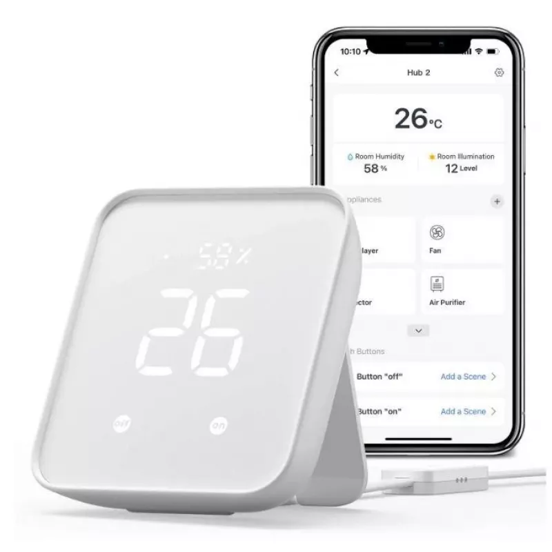 Smart Home Hub SwitchBot W3202100 — Wi‑Fi and Bluetooth gateway for SwitchBot devices