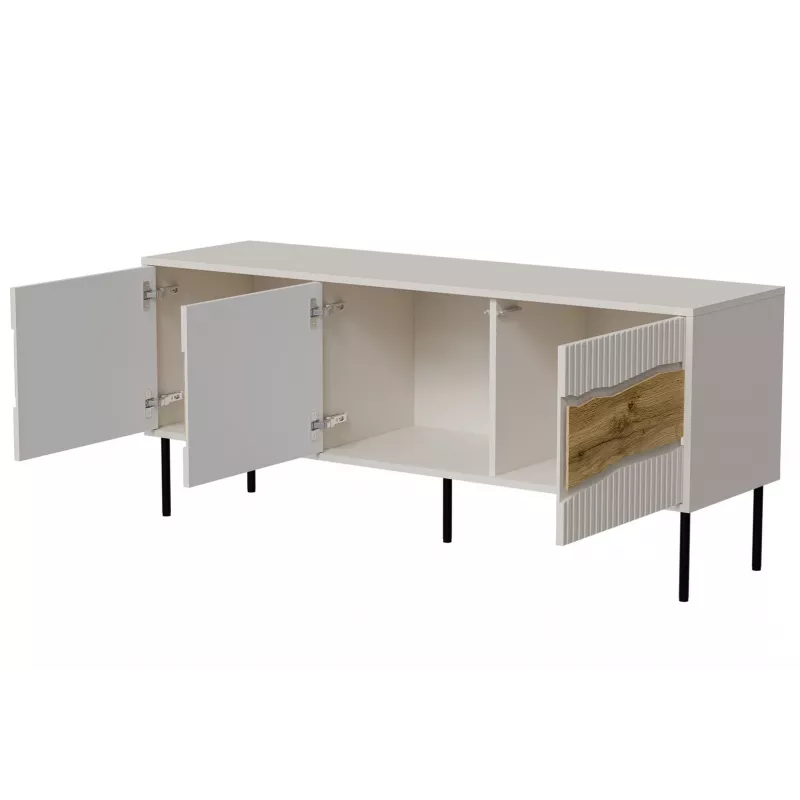 Cama INSERTO 3D TV cabinet 143.5x40x61.5 cashmere + LED